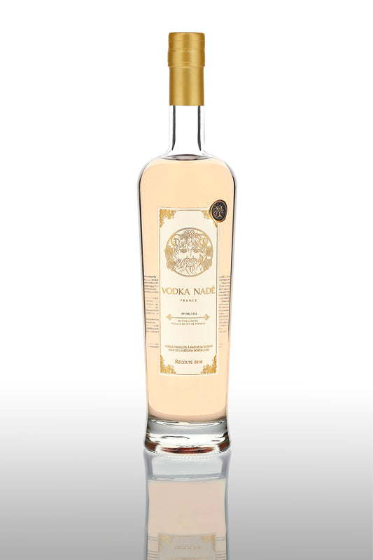 Vodka Nadé Vieillie Millésime 2018 - Packshot