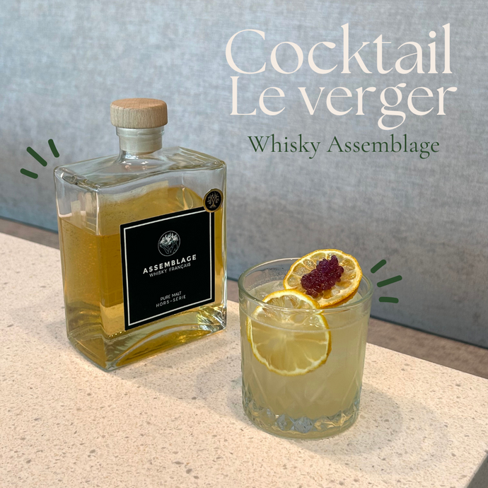 Un cocktail à la rose et au citron avec Whisky Assemblage : Découvrez la nouvelle création de l'Eden.