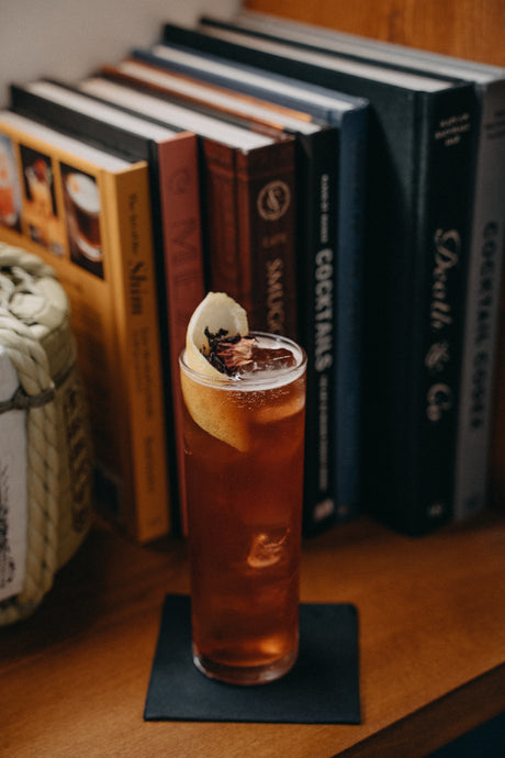 Ave Maria: Wendy's thirst-quenching cocktail based on our Hippolais Gin and Iced Tea